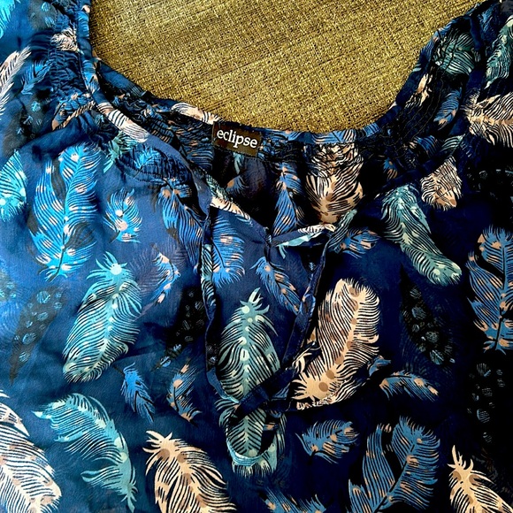 Ladies blouse, chiffon, size Small. Like new - Picture 1 of 2